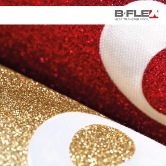 Termoadesivi con glitter finissimi per donare brillantezza e un effetto scintillante B-flex