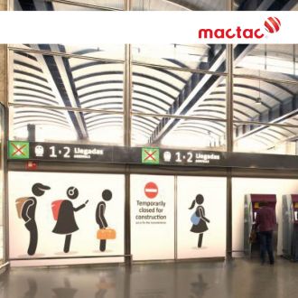 Pellicola da intaglio MacTac 8900 bianco nero lucido