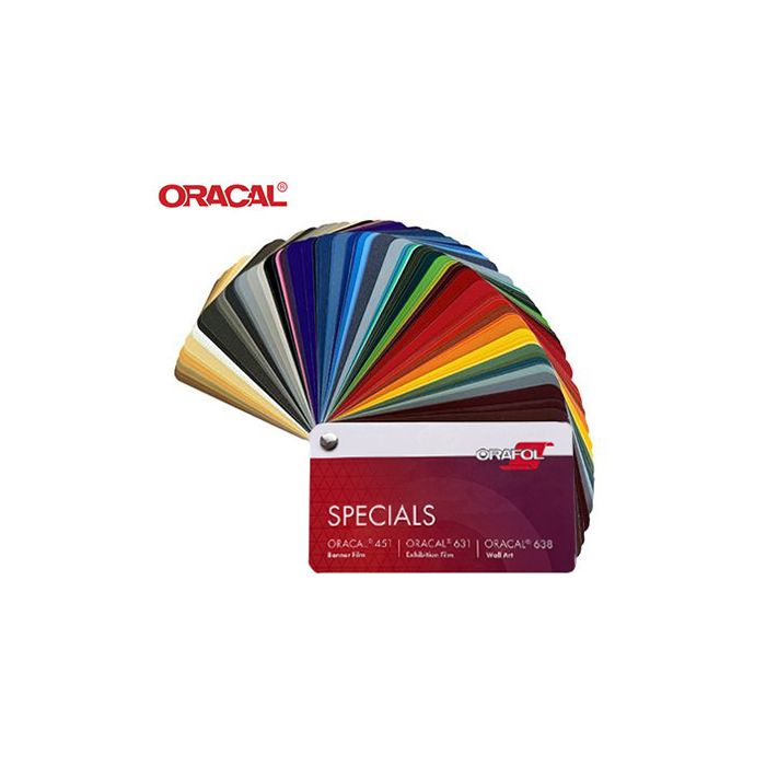 Mazzetta colori Oracal Specials 451-631-638