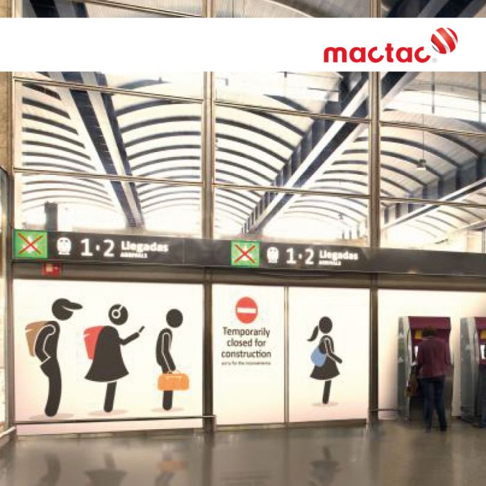 Pellicola da intaglio MacTac 8900 bianco nero lucido