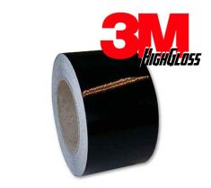 Nastro de-chroming nero super lucido 3M 7,5cm high gloss