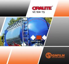 Oralite-VC104 tanker stickers
