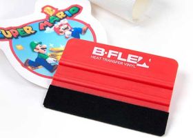 Spatola squeegee feltro b-flex